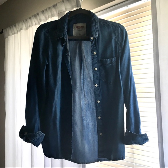 Mossimo Supply Co. Tops - Denim Button Down Shirt
